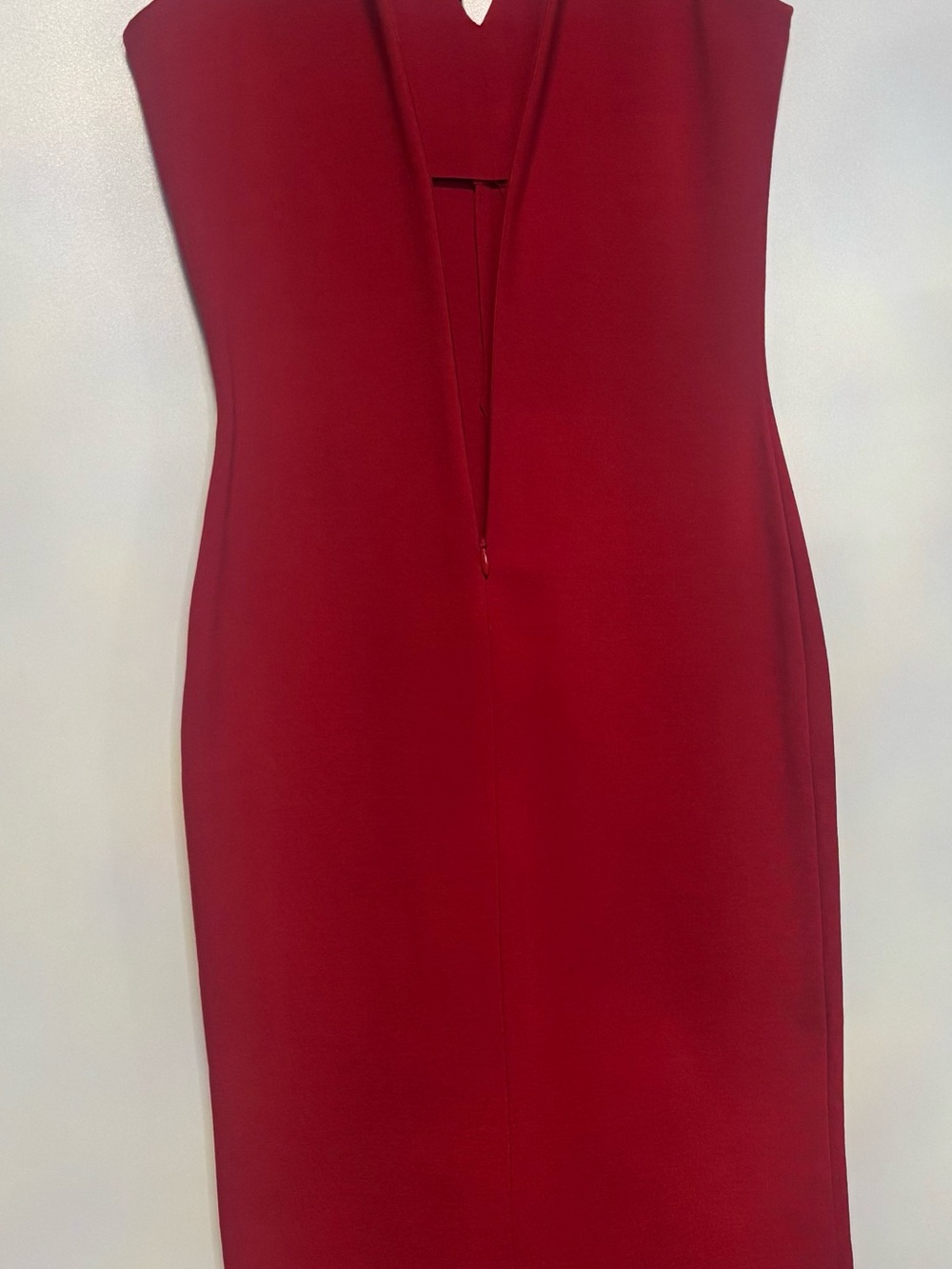love...ady Sleeveless Red Maxi Sheath Dress - Picture 4 of 4